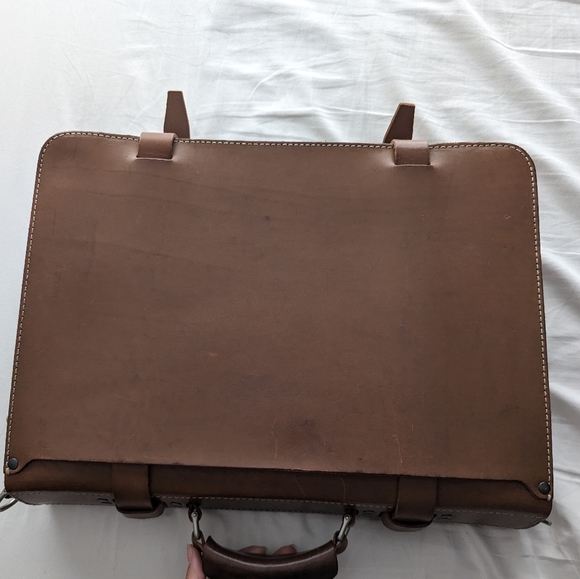 Kendal & Hyde Messenger Briefcase Satchel - Picture 4 of 8